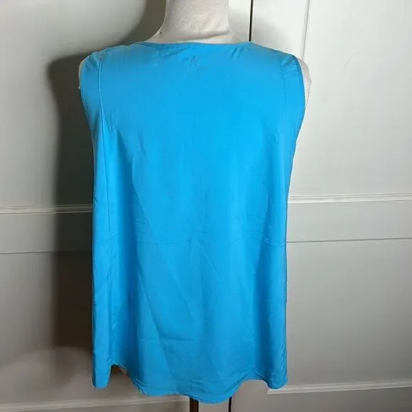 ❤️Disney parks bling R2-D2 Star Wars Tank top Blue Rhinestone - Picture 4 of 5